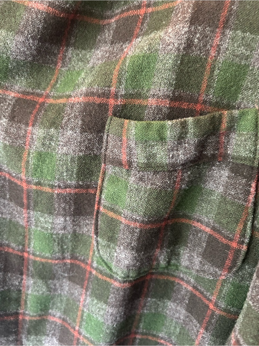 Pendleton Brown & Green Plaid Wool Field Jacket - Picture 4 of 5